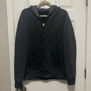 AeroPostale Grey Zip Up Hoodie
